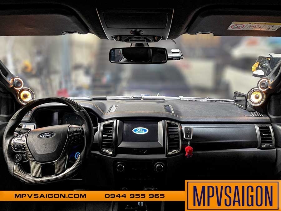 FORD RANGER NÂNG CẤP LOA FOCAL- ÂM THANH 3 WAYS TỪ PHÁP