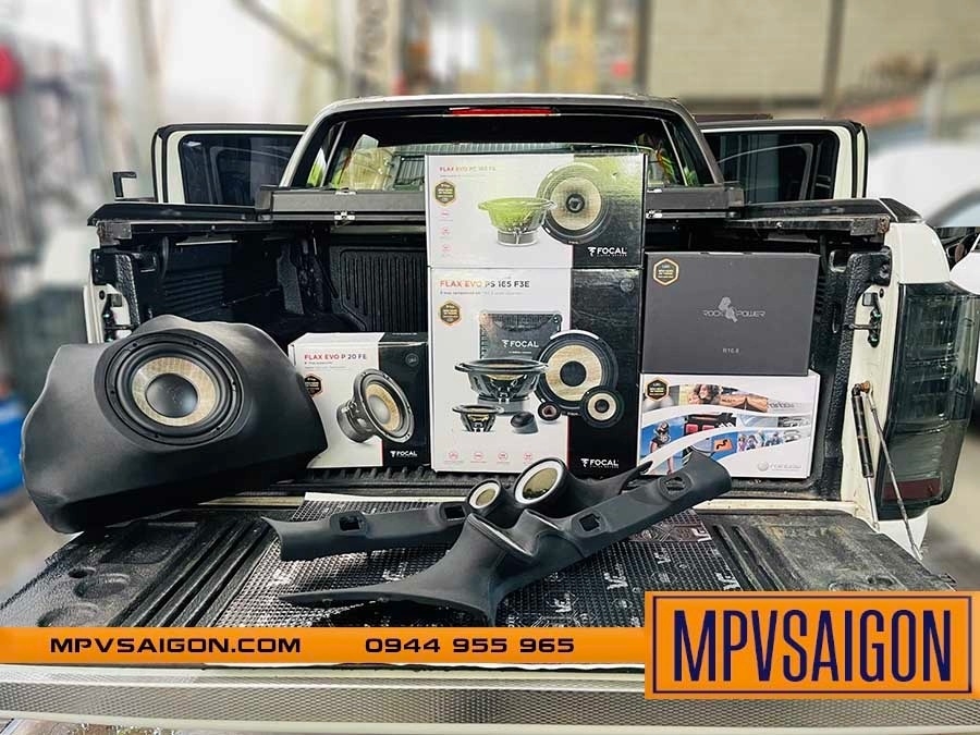 FORD RANGER NÂNG CẤP LOA FOCAL- ÂM THANH 3 WAYS TỪ PHÁP
