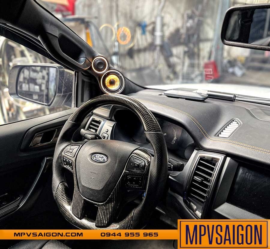FORD RANGER NÂNG CẤP LOA FOCAL- ÂM THANH 3 WAYS TỪ PHÁP