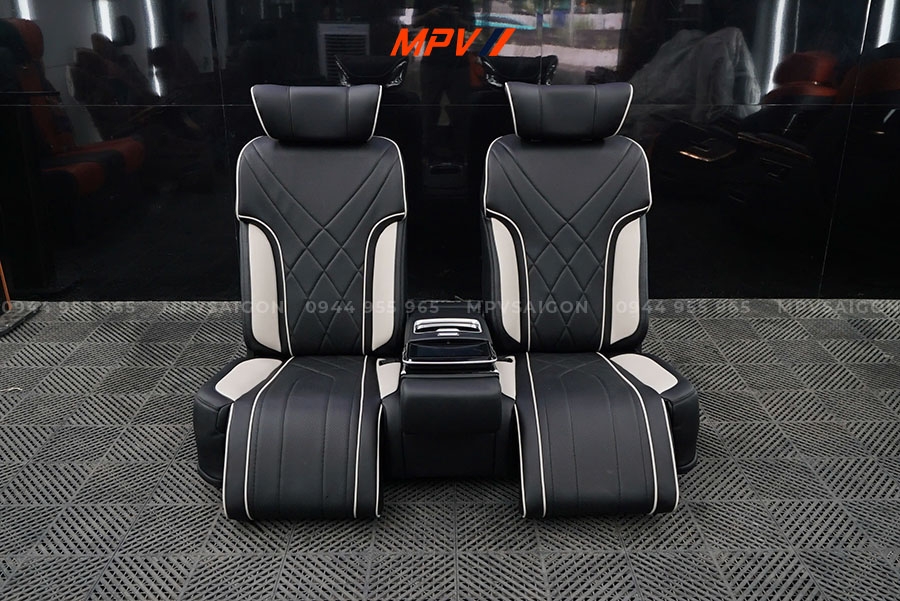 GHẾ LIMOUSINE SOFA BZ TRẮNG ĐEN TẠI MPVSAIGON