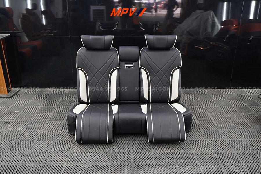 GHẾ LIMOUSINE SOFA BZ TRẮNG ĐEN TẠI MPVSAIGON