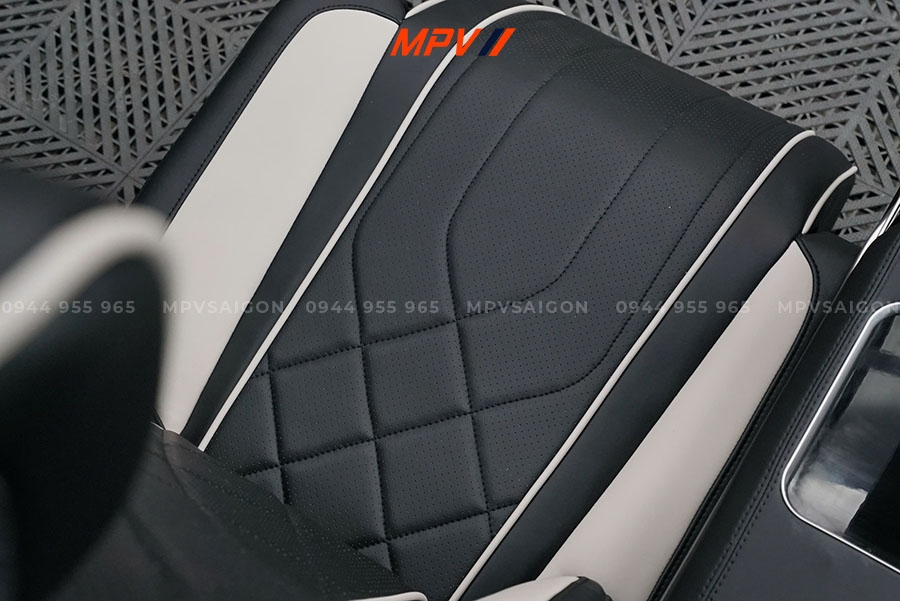 GHẾ LIMOUSINE SOFA BZ TRẮNG ĐEN TẠI MPVSAIGON