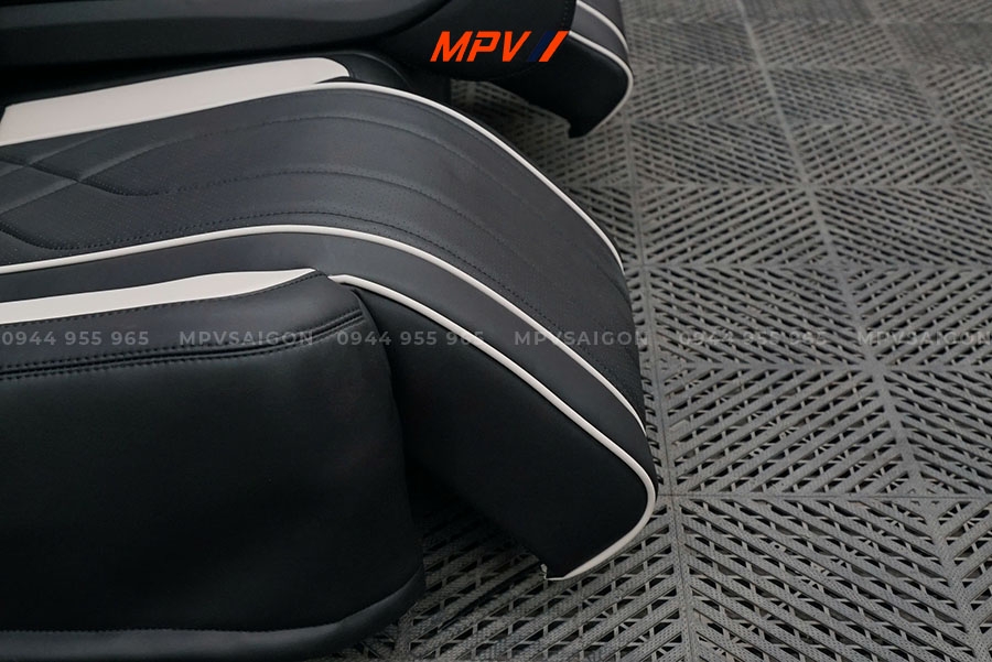 GHẾ LIMOUSINE SOFA BZ TRẮNG ĐEN TẠI MPVSAIGON