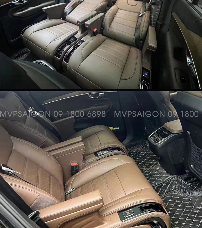 Ghế Limousine SUV Volvo XC90: kinh nghiệm độ Volvo xịn nhất