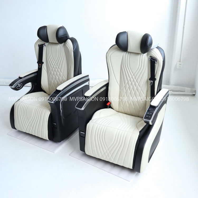 Ghế Limousine thương gia có bàn xếp gọn trong tay ghế