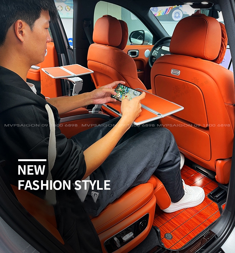 Ghế Limousine thương gia có bàn xếp gọn trong tay ghế