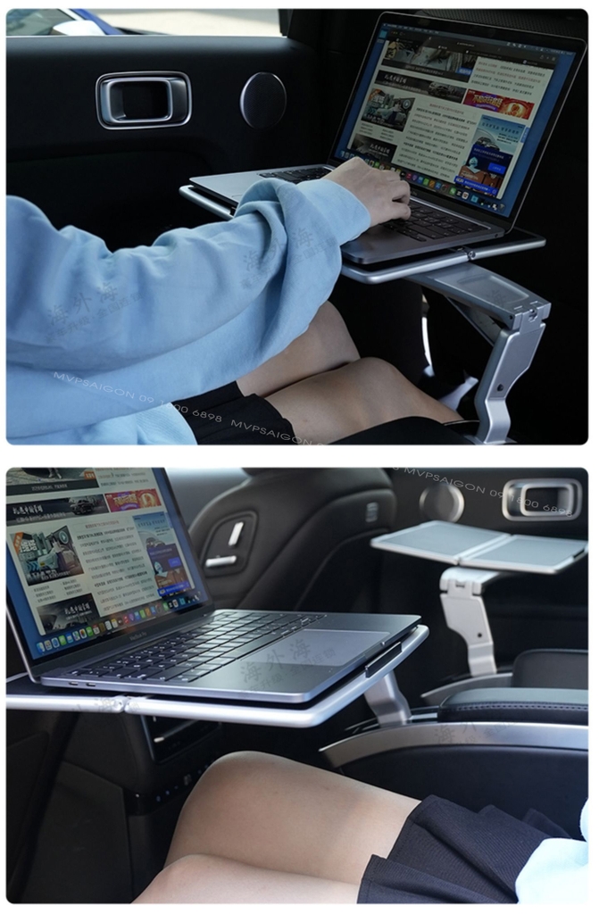 Ghế Limousine thương gia có bàn xếp gọn trong tay ghế