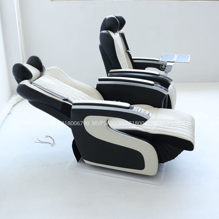 Ghế Limousine thương gia có bàn xếp gọn trong tay ghế