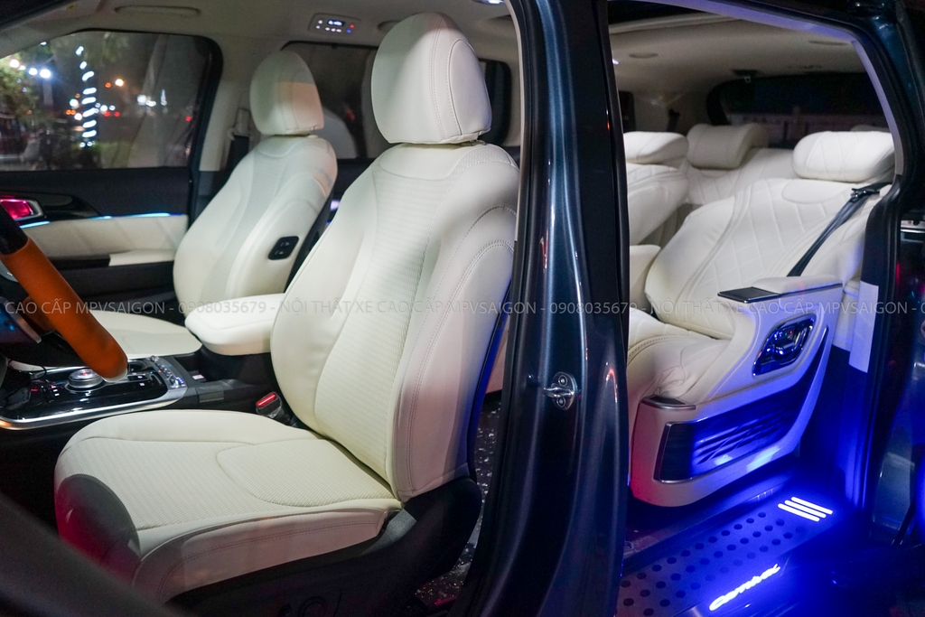 Combo Ghế Vip Limousine + Ghế băng 3 ngả thành giường Sofa bed Carnival 2024 2025