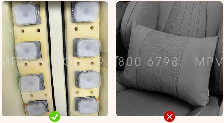Massage hơi bằng khí nén xe ô tô xe limousine xe khách