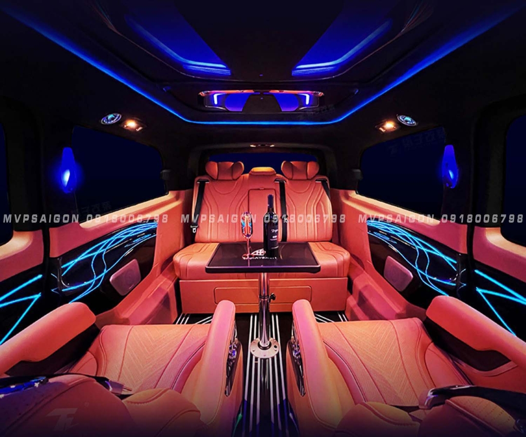 Ghế sofa băng ba ngả giường phẳng matxa dành riêng Benz V250