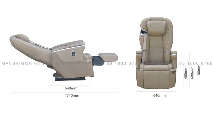 Ghế Thương gia Limousine Lexus LM tại MPVSAIGON
