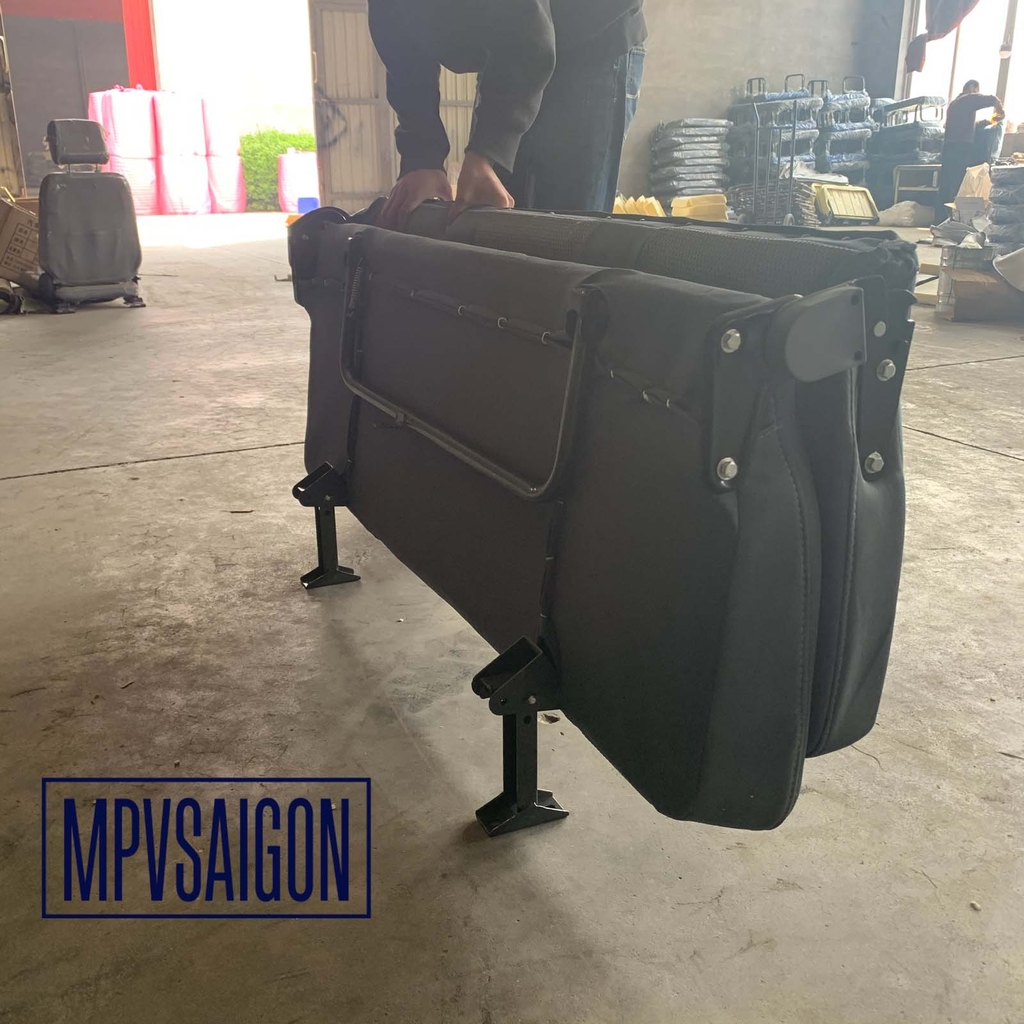 Ghế ô tô ngả thành giường - ghế xếp vách ô tô - ghế băng ba ngả thành giường xe ô tô limousine