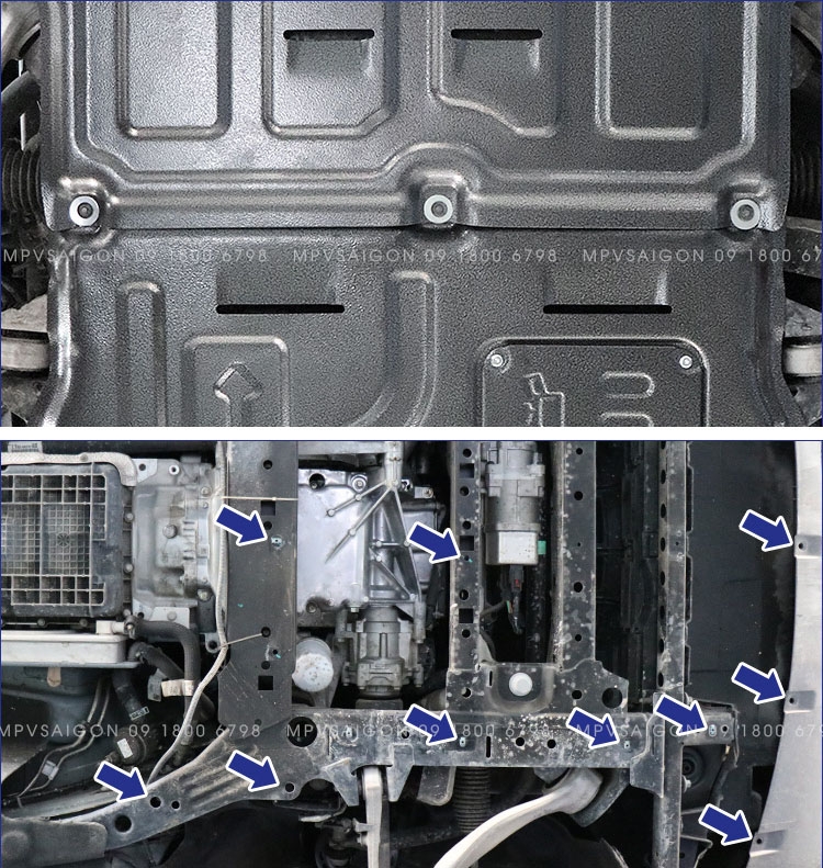 Giáp gầm bảo vệ động cơ Ford Explorer