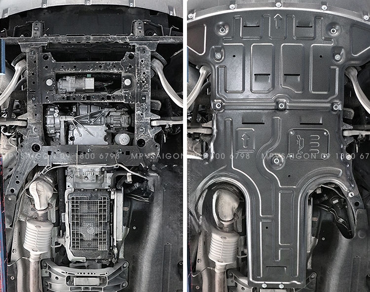 Giáp gầm bảo vệ động cơ Ford Explorer