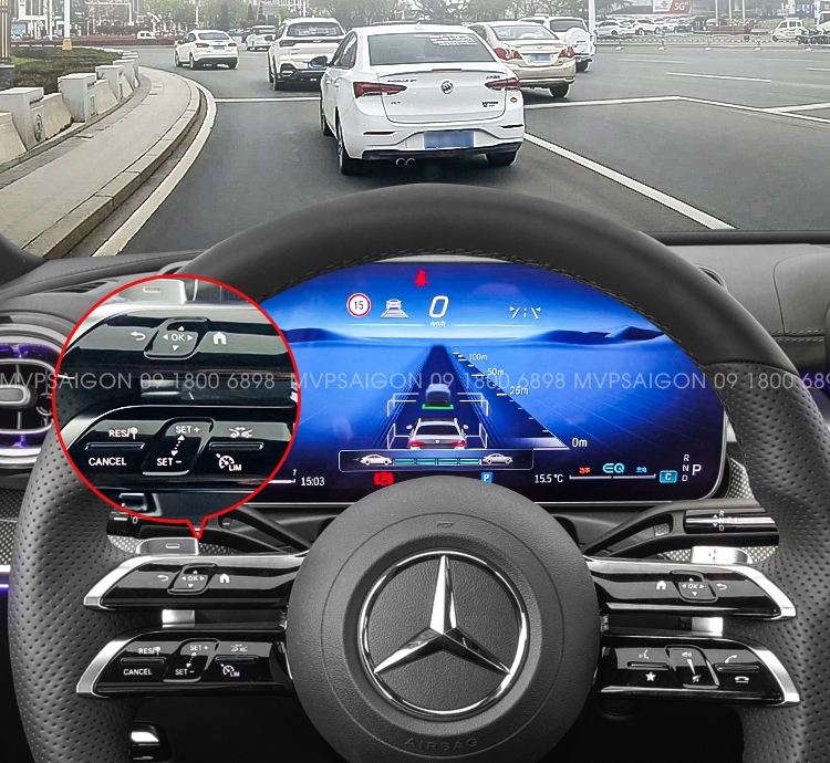 Hệ thống Adaptive Control Driving Dssistance Benz C Class C200 C260 C300