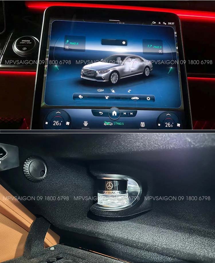 Hệ thống khuếch tán nước hoa xe Mercedes Benz