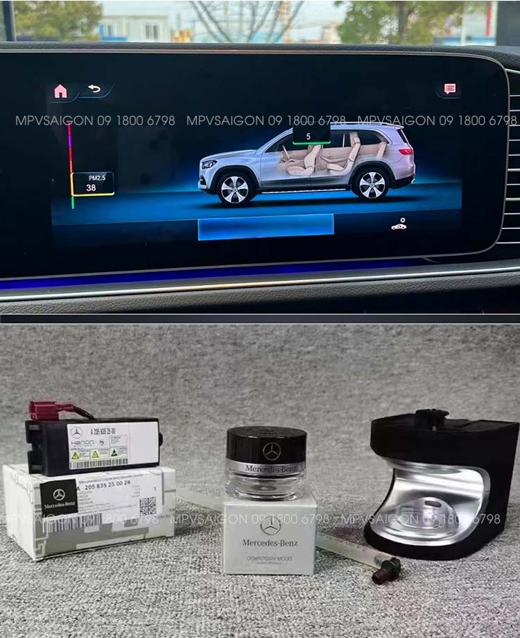 Hệ thống khuếch tán nước hoa xe Mercedes Benz