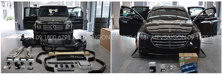 Quạt thông gió mát ghế - sưởi nhiệt ghế xe Mercedes Benz C-class E-class GLC GLB