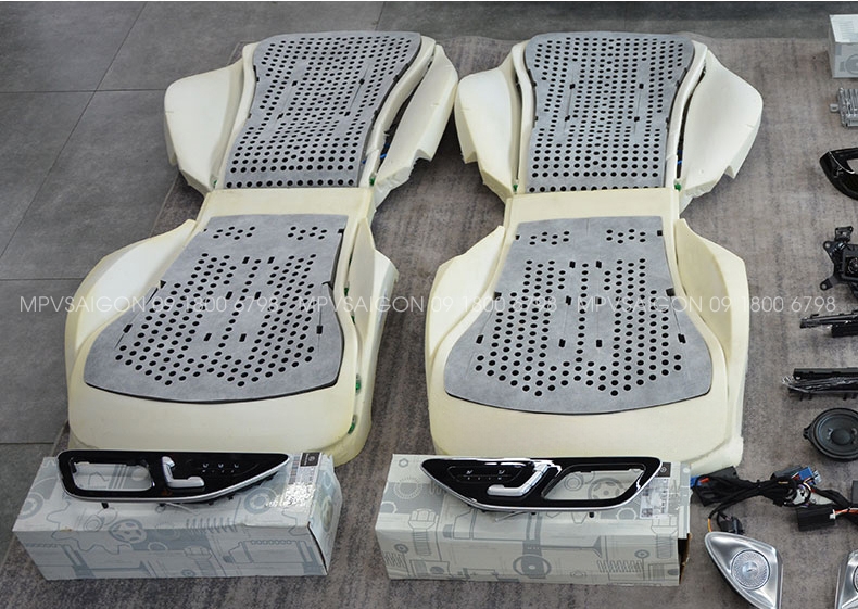 Quạt thông gió mát ghế - sưởi nhiệt ghế xe Mercedes Benz C-class E-class GLC GLB