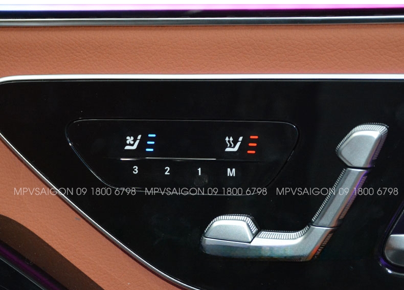 Quạt thông gió mát ghế - sưởi nhiệt ghế xe Mercedes Benz C-class E-class GLC GLB