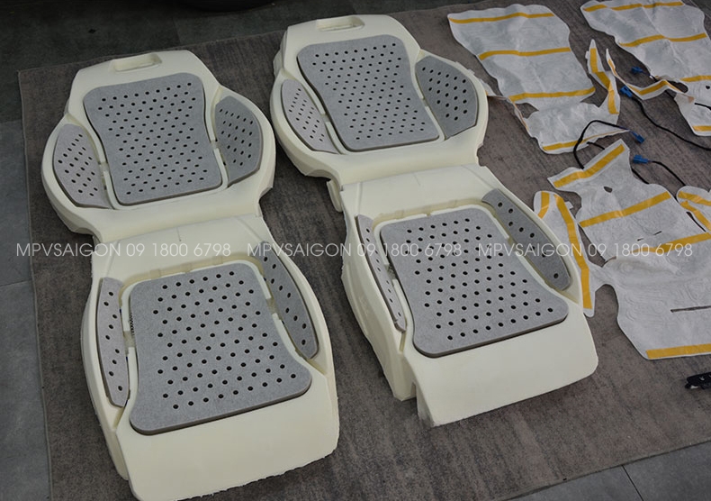 Quạt thông gió mát ghế - sưởi nhiệt ghế xe Mercedes Benz C-class E-class GLC GLB