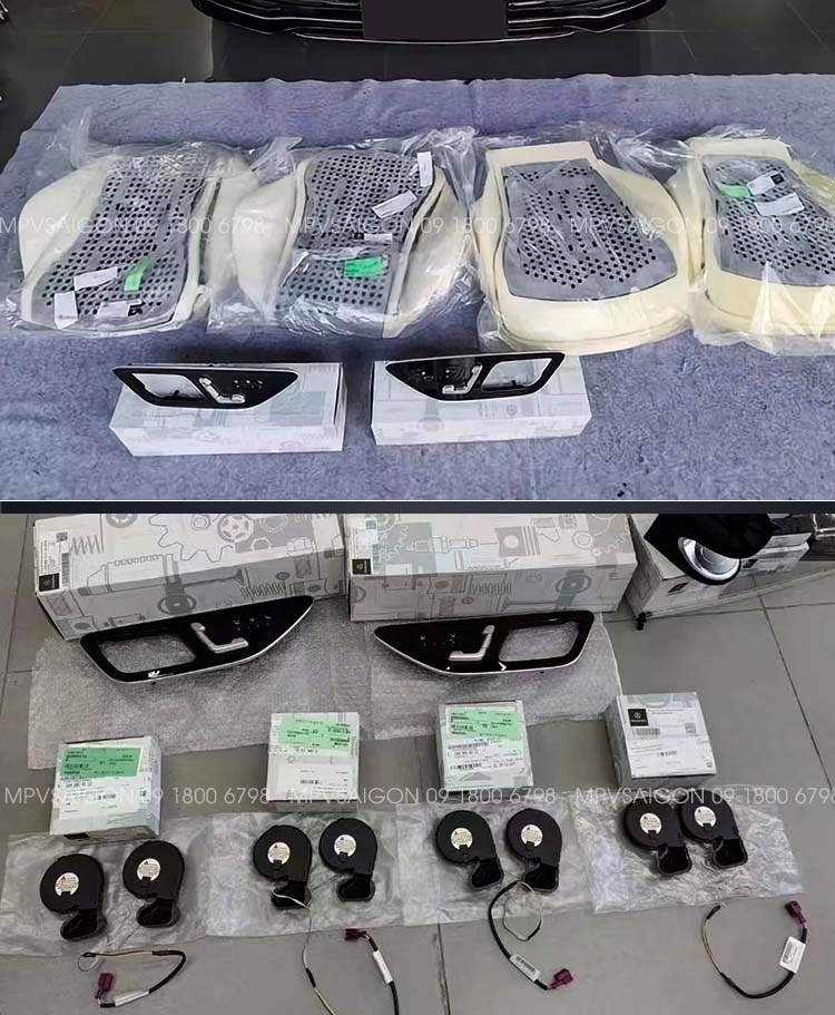 Quạt thông gió mát ghế - sưởi nhiệt ghế xe Mercedes Benz C-class E-class GLC GLB