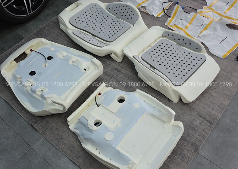 Quạt thông gió mát ghế - sưởi nhiệt ghế xe Mercedes Benz C-class E-class GLC GLB