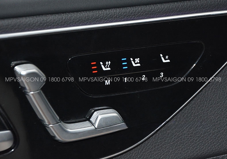 Quạt thông gió mát ghế - sưởi nhiệt ghế xe Mercedes Benz C-class E-class GLC GLB