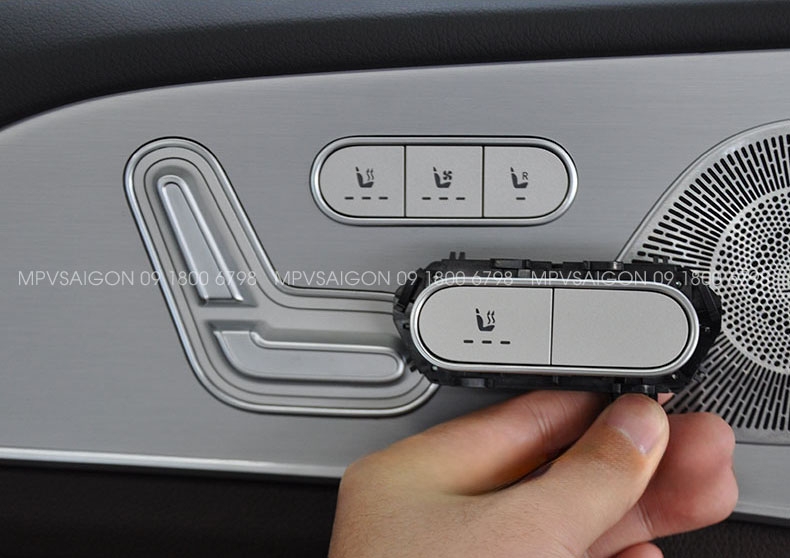 Quạt thông gió mát ghế - sưởi nhiệt ghế xe Mercedes Benz C-class E-class GLC GLB