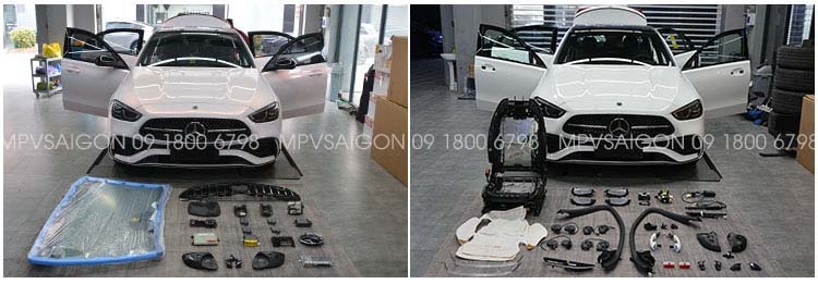 Quạt thông gió mát ghế - sưởi nhiệt ghế xe Mercedes Benz C-class E-class GLC GLB