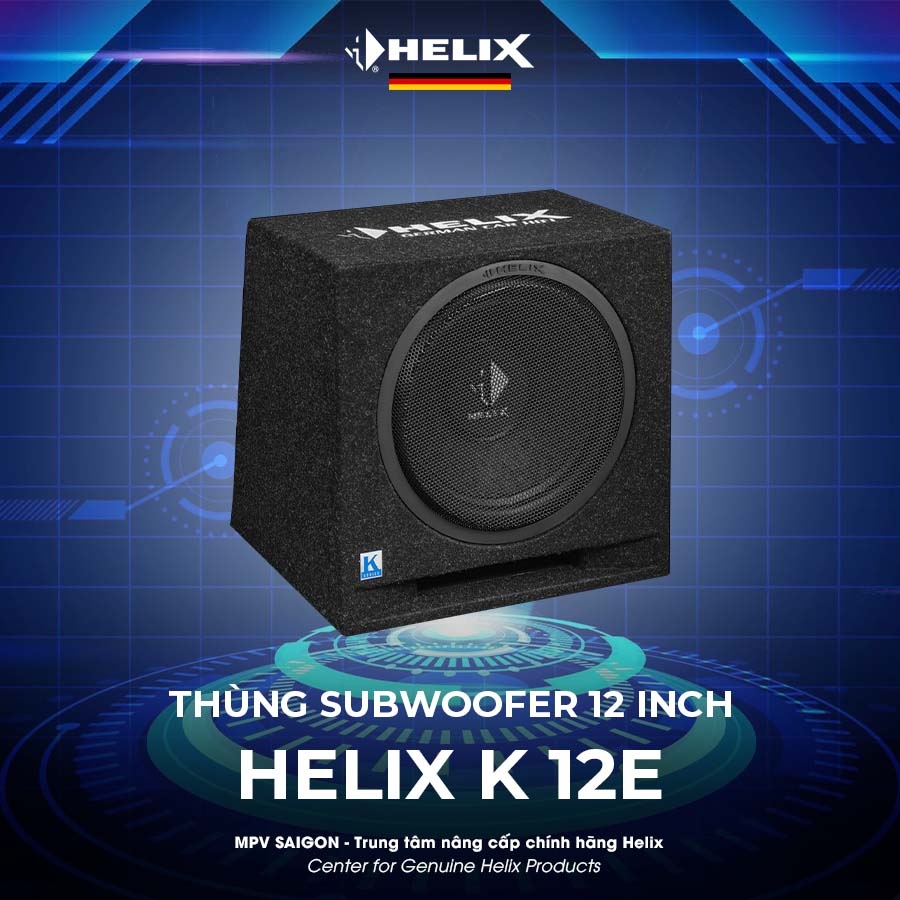 HELIX LOA SUBWOOFER 12″ GỒM THÙNG HELIX K 12E