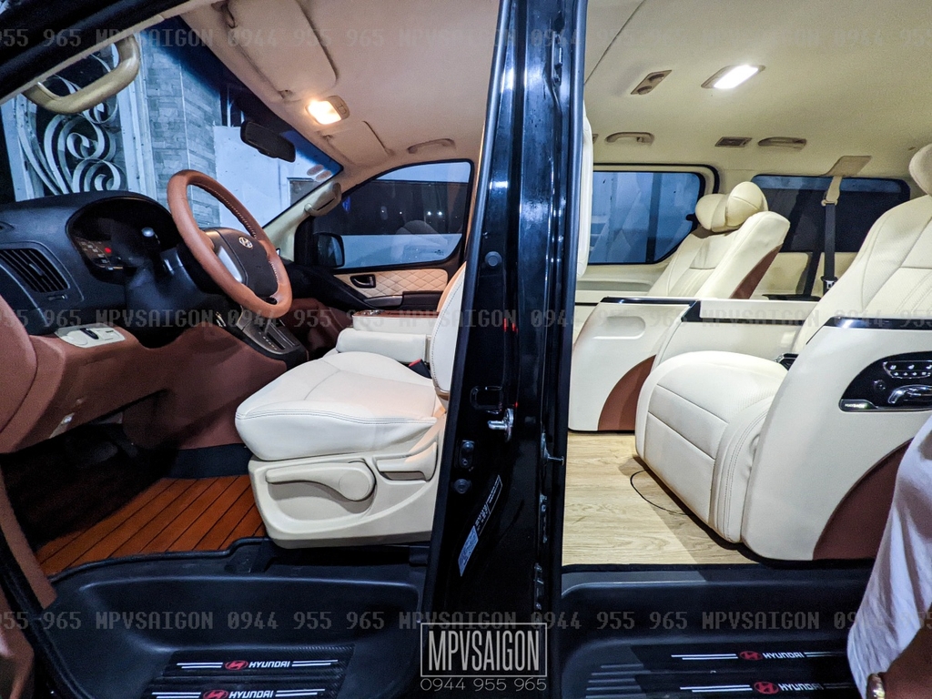 Nâng cấp ghế Limousine Hyundai Starex thương gia