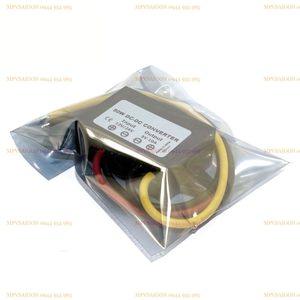 Biến áp chuyển điện vào 12~24V ra 5V 3A USB đôi