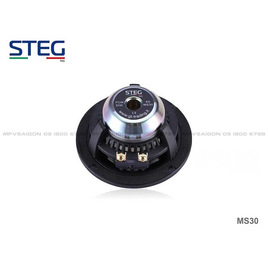 Skoda Kodiag phục hồi loa center vị trí lỗ chờ sẵn STEG MS-30 3”MIDRANGE