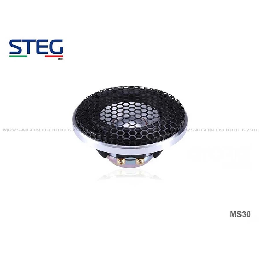 Skoda Kodiag phục hồi loa center vị trí lỗ chờ sẵn STEG MS-30 3”MIDRANGE