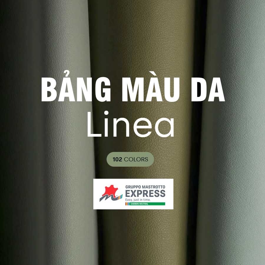 BẢNG MÀU DA LINEA TỪ GRUPPO MASTROTTO - BỘ SƯU TẬP DA BÒ CAO CẤP CHÂU ÂU