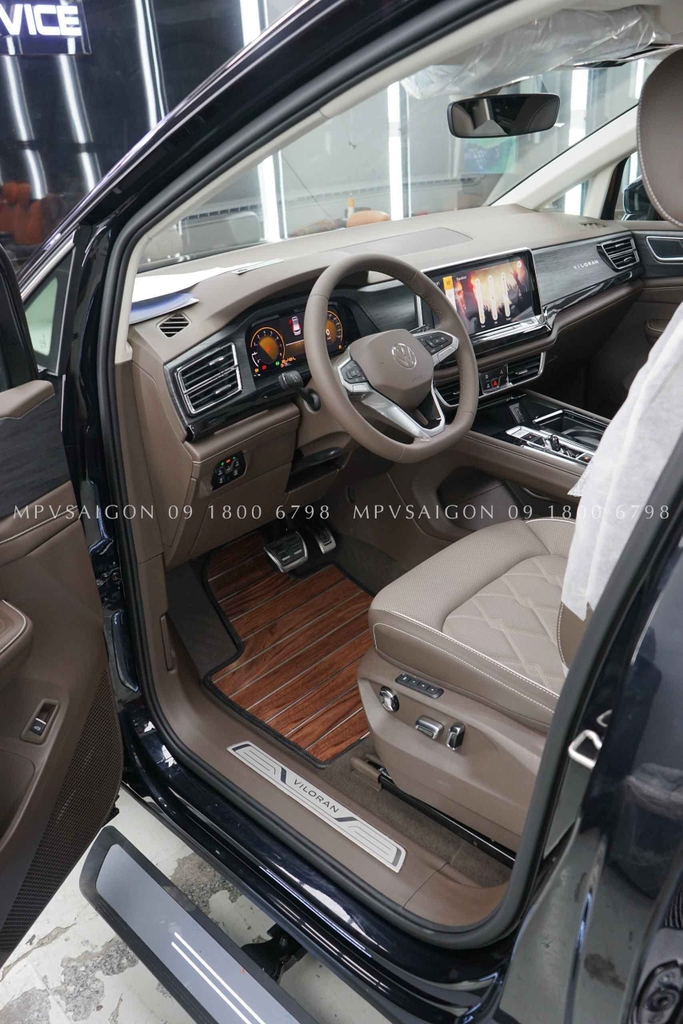Sàn gỗ tự nhiên chỉ nhôm dành cho Volkswagen Viloran
