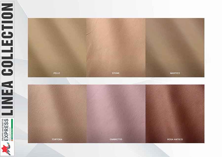 BẢNG MÀU DA LINEA TỪ GRUPPO MASTROTTO - BỘ SƯU TẬP DA BÒ CAO CẤP CHÂU ÂU