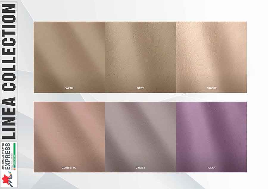 BẢNG MÀU DA LINEA TỪ GRUPPO MASTROTTO - BỘ SƯU TẬP DA BÒ CAO CẤP CHÂU ÂU