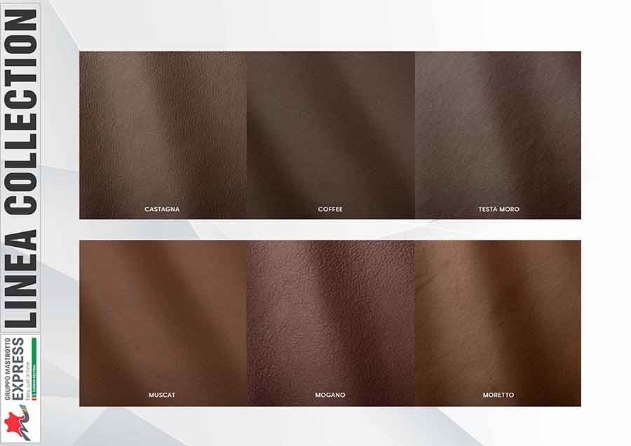 BẢNG MÀU DA LINEA TỪ GRUPPO MASTROTTO - BỘ SƯU TẬP DA BÒ CAO CẤP CHÂU ÂU
