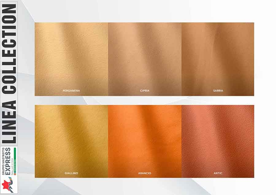 BẢNG MÀU DA LINEA TỪ GRUPPO MASTROTTO - BỘ SƯU TẬP DA BÒ CAO CẤP CHÂU ÂU