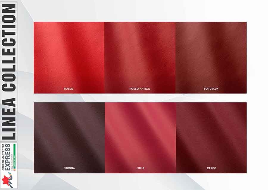 BẢNG MÀU DA LINEA TỪ GRUPPO MASTROTTO - BỘ SƯU TẬP DA BÒ CAO CẤP CHÂU ÂU