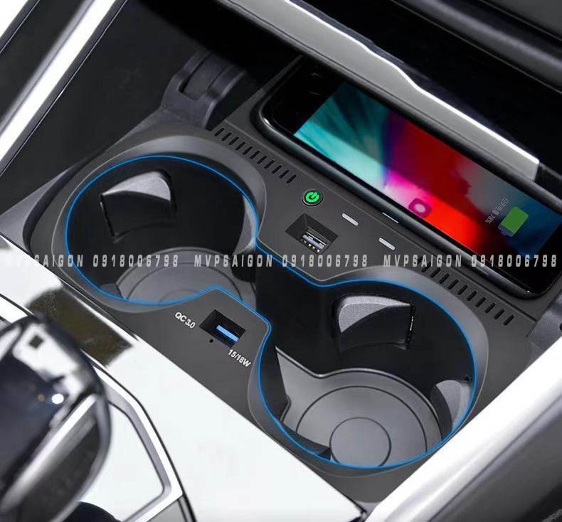 Khay sạc không dây - sạc nhanh 15W cho Volkswagen Viloran