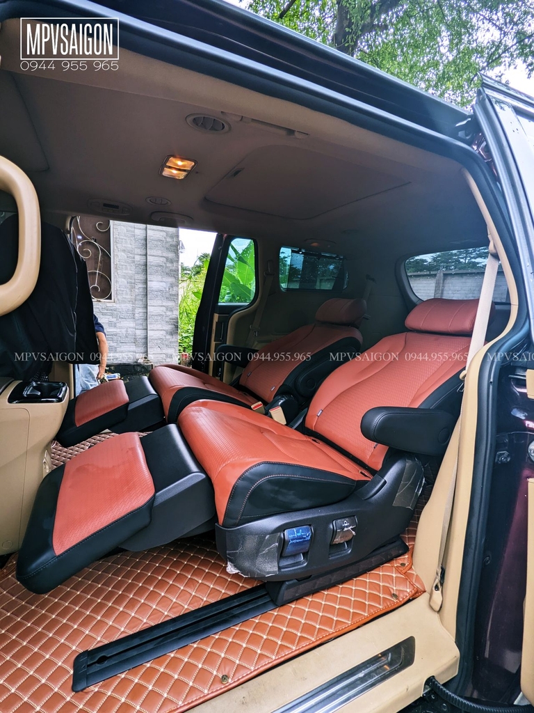 Kia SEDONA độ ghế zin Carnival 2024 2025 - ghế nguyên bản Carnival 7 chỗ