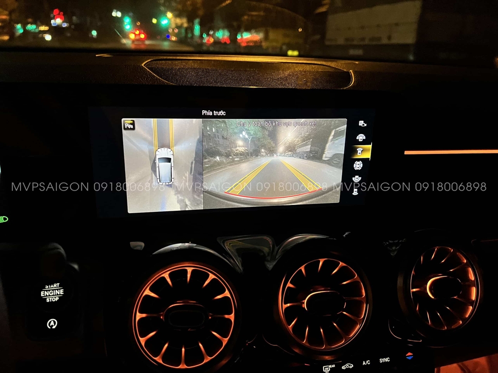 Lắp camera 360 độ toàn cảnh Mercedes Benz GLB