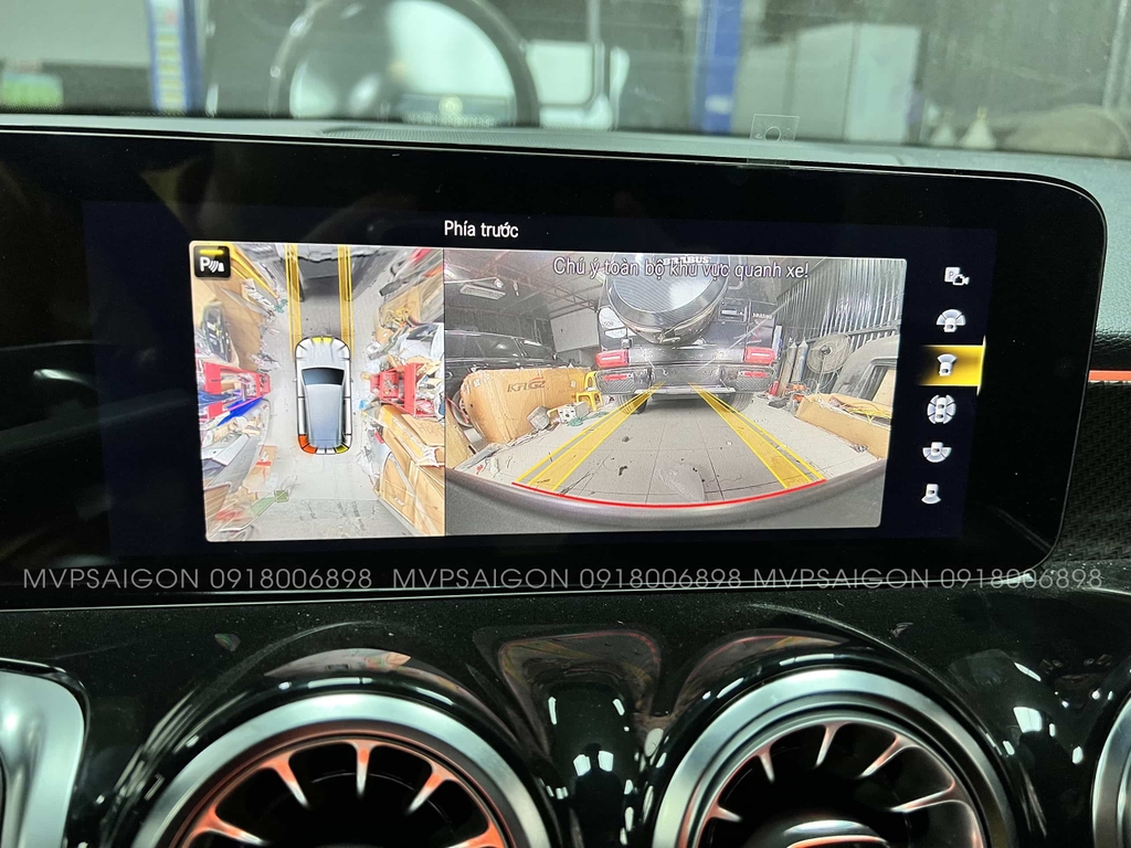 Lắp camera 360 độ toàn cảnh Mercedes Benz GLB