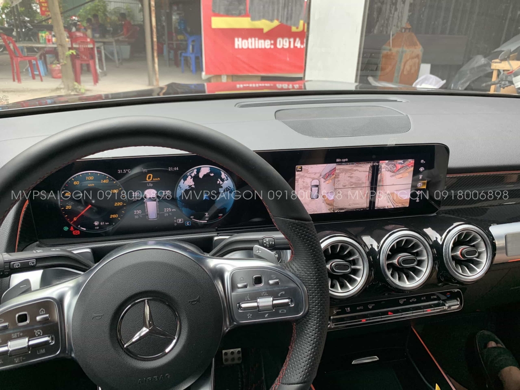 Lắp camera 360 độ toàn cảnh Mercedes Benz GLB