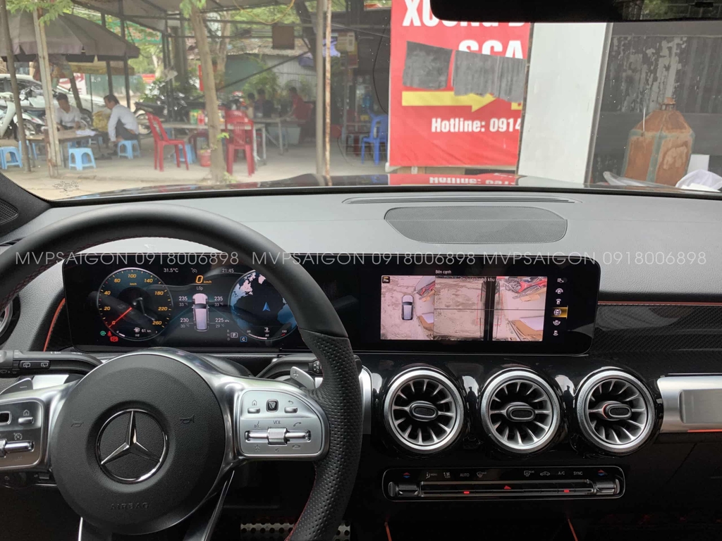 Lắp camera 360 độ toàn cảnh Mercedes Benz GLB