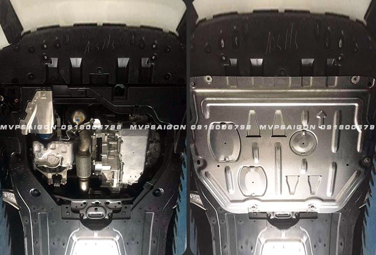 Lắp đặt giáp gầm - tấm bảo vệ động cơ hộp số Honda Accord